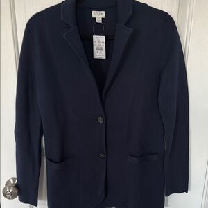 J. Crew Women's Navy Blazer